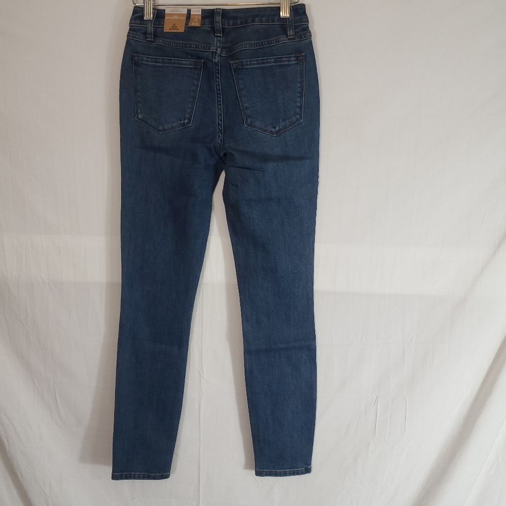 Prana Women's Size 6/28 Sienna Jean True Blue Skinny Stretch Denim New with Tag. - Picture 6 of 6